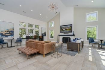 Resident clubhouse with hdtvs & gathering space